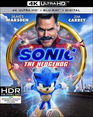 Sonic the Hedgehog Paramount Pictures 2020 4k Blu-ray + Digital 2
