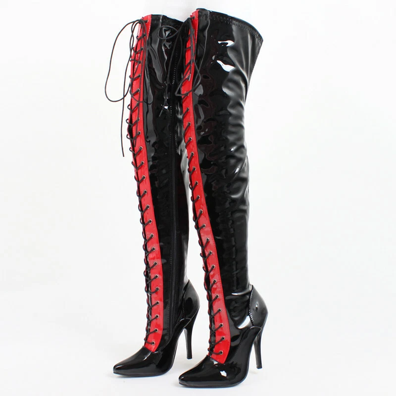 Wedge heel knee boots sale