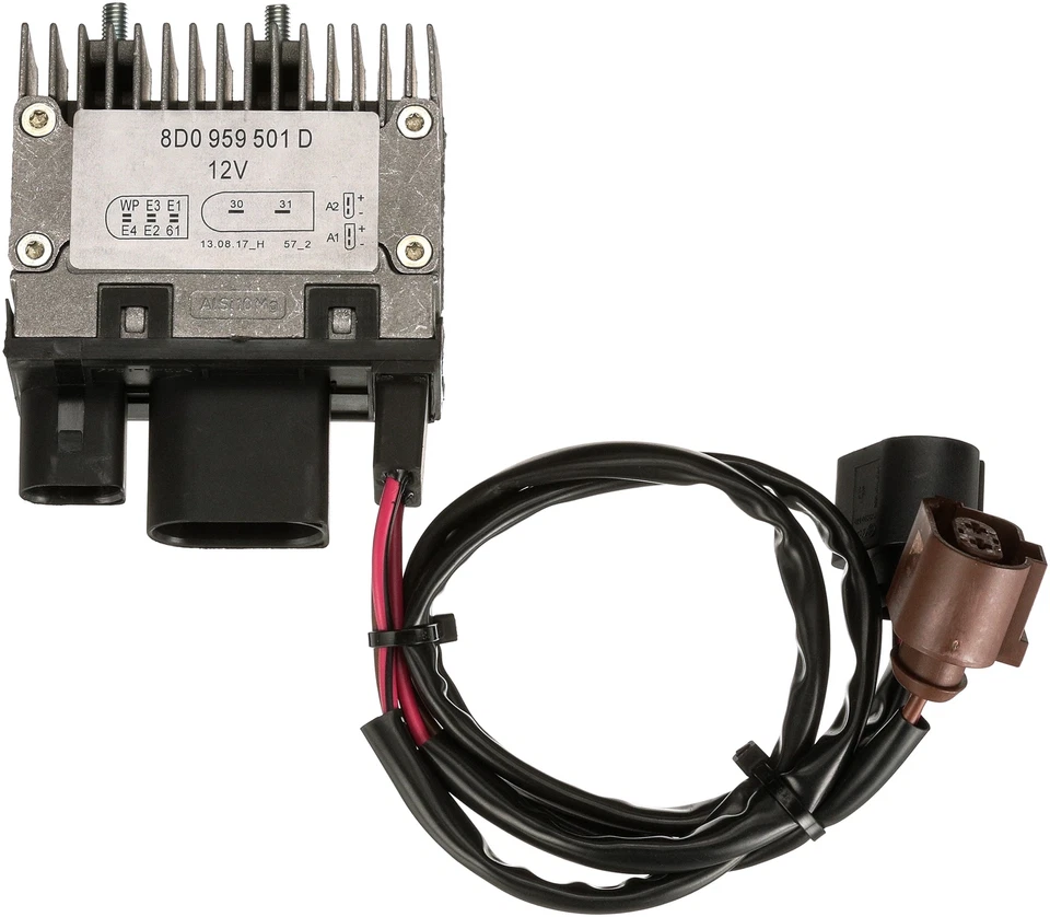 Para Audi Allroad Quattro 2001-2005 2,7 L V6 motor gas módulo ventilador puertas Foto 4 de 4