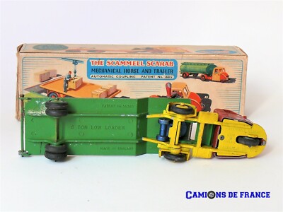 1970 Scammell Handyman low loader | With a 1960s JCB backhoe