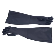 Sand Blast Gloves 24" Rubber Sandblasting Gloves | Abrasive blasting gloves