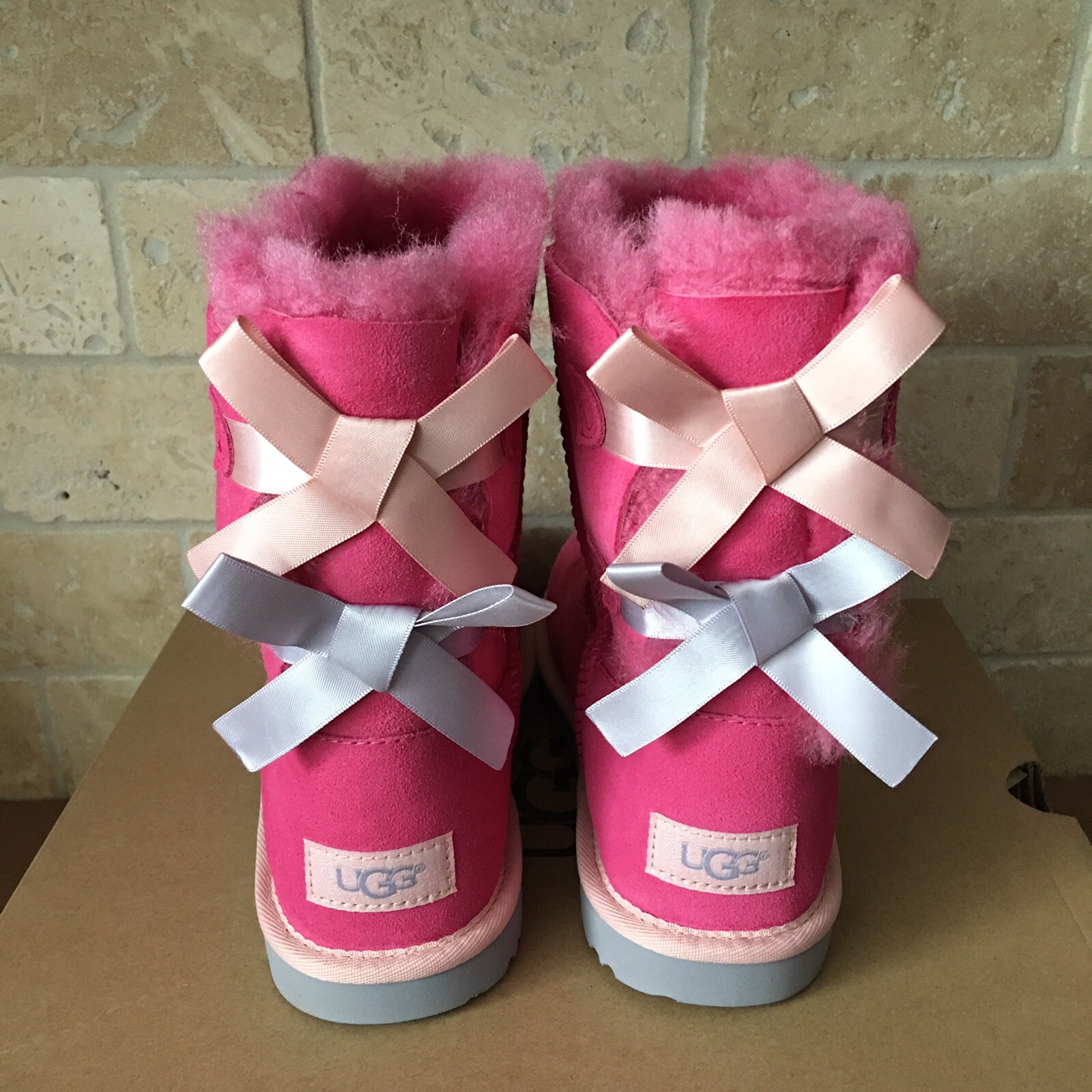 UGG Kid's Bailey Bow II - Pink Azalea