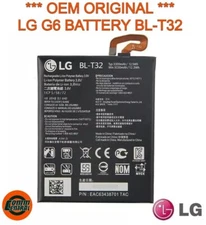 NEW OEM BL-T32 Battery LG G6 Cell Phone H870 H871 H872 LS993 VS998 ORIGINAL