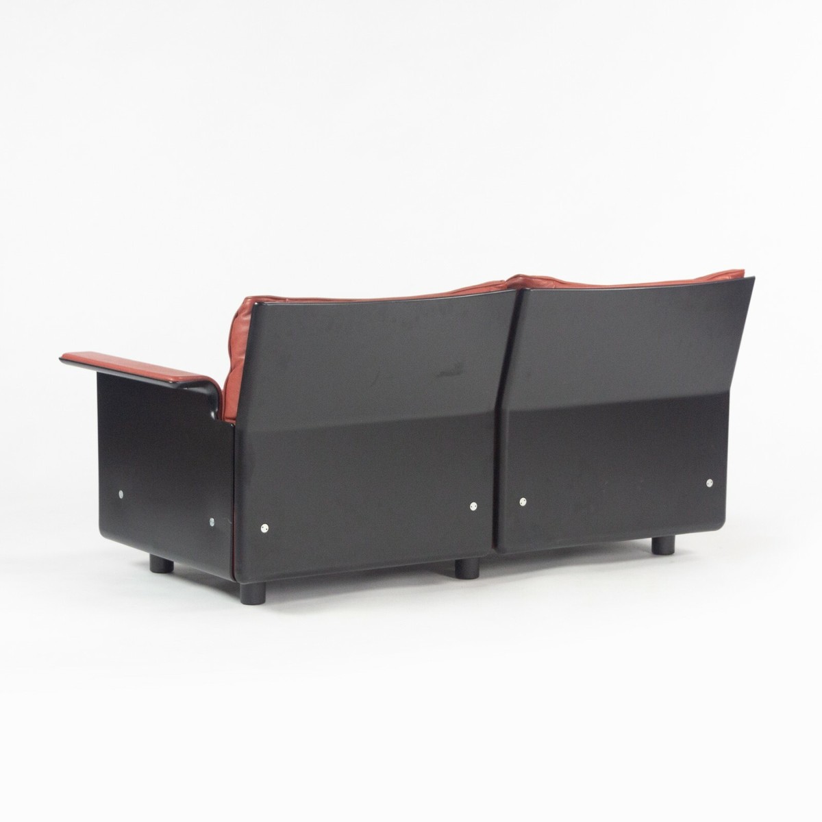 1980s Vintage Dieter Rams for Vitsoe 620 Red Leather and 1980s Vintage Dieter Rams for Vitsoe 620 Red Leather and
