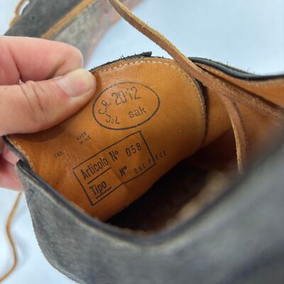 SAK Ryusaku Hiruma Suede Derby One Piece Dress Shoes Men display picture 1