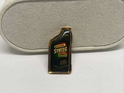 Vintage Syntec Motor Oil Pin Racing Rare