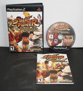 Street Fighter Anniversary Collection Sony Playstation 2 Ps2 Cib Complete Ebay