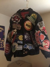 Jeff Hamilton Vintage NBA Jacket 1995 Team Logos