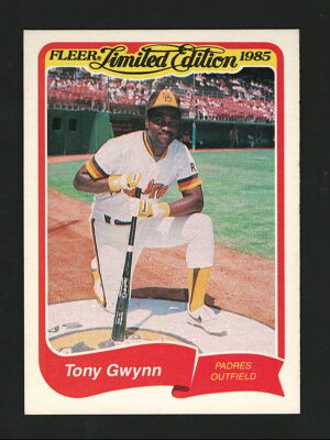 Tony Gwynn 1985 Fleer Limited Edition #11 Baseball Card | eBay Tony Gwynn 1985 Fleer Limited Edition #11 Baseball Card | eBay