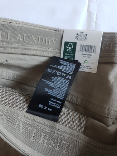 Mens W34 English Laundry The Collin Pant L30 Beige - Picture 5 of 7