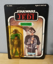 Star Wars Vintage Lando Calrissian Skiff Guard 77 Back MOC - UNPUNCHED