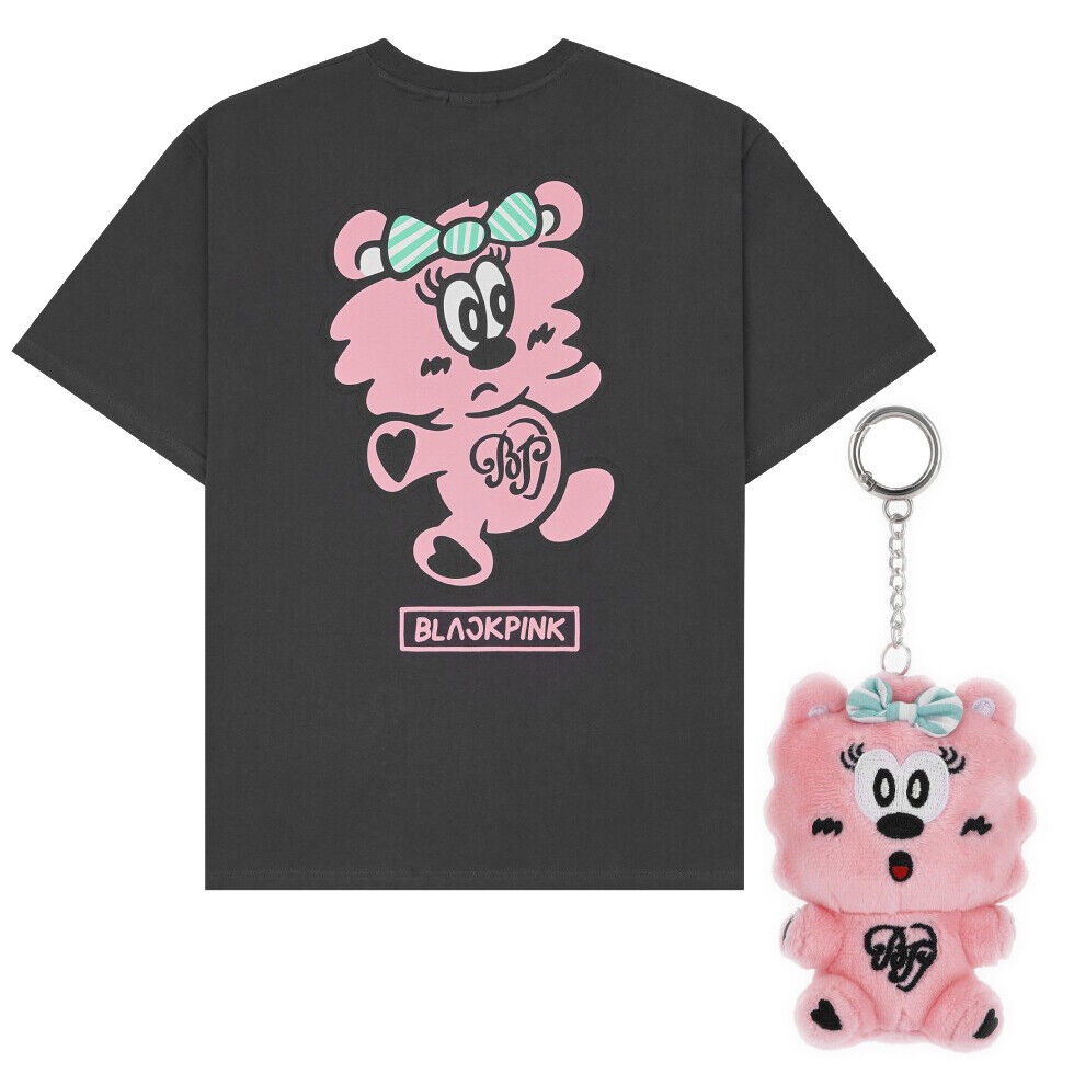 BLACKPINK x VERDY Born Pink Pop Up Seoul Plush T-Shirts Size(M,L,XL) New /  Binky