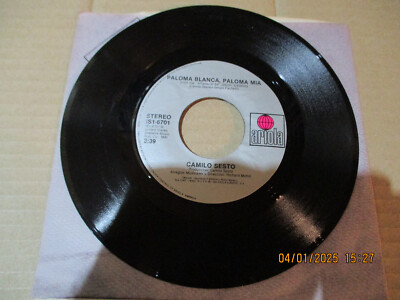 (10) 7'' Single Vinyl - Camilo Sesto - Amor De Mujer