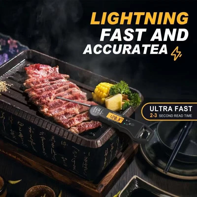 Meat Thermometer Digital, Instant Read Meat Thermometer for Cooking and