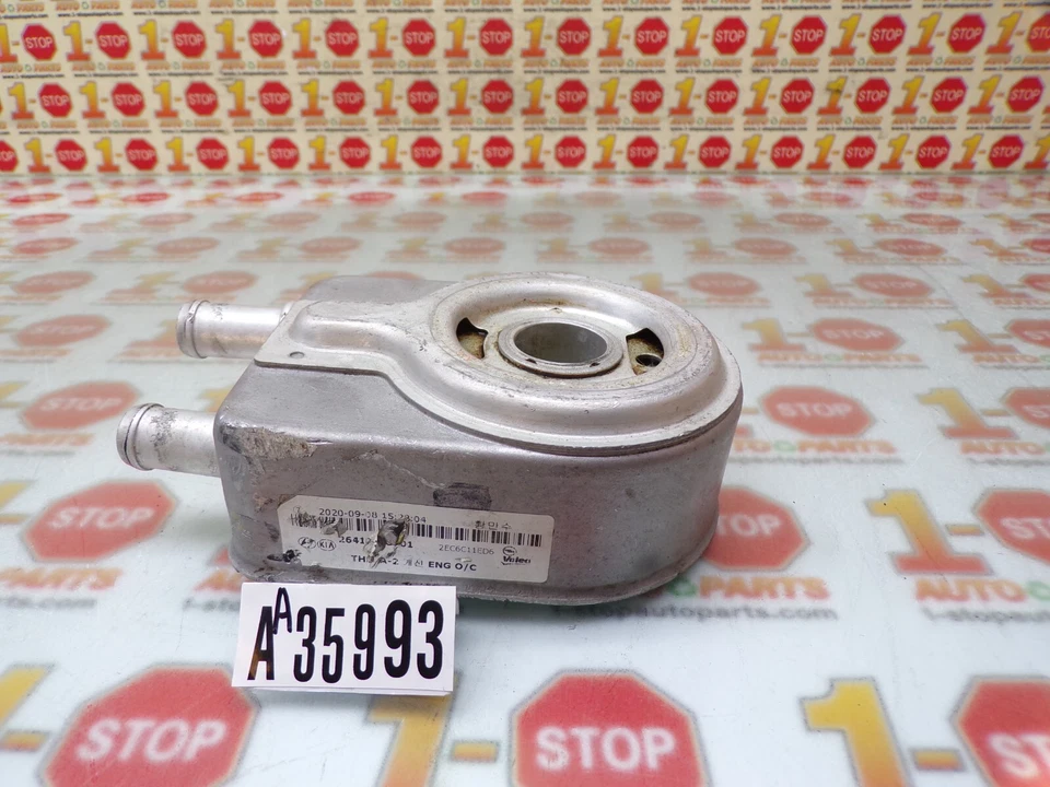 Hyundai Santa Fe 2019-2020 enfriador de aceite de motor 26410-2G101 OEM Foto 3 de 4