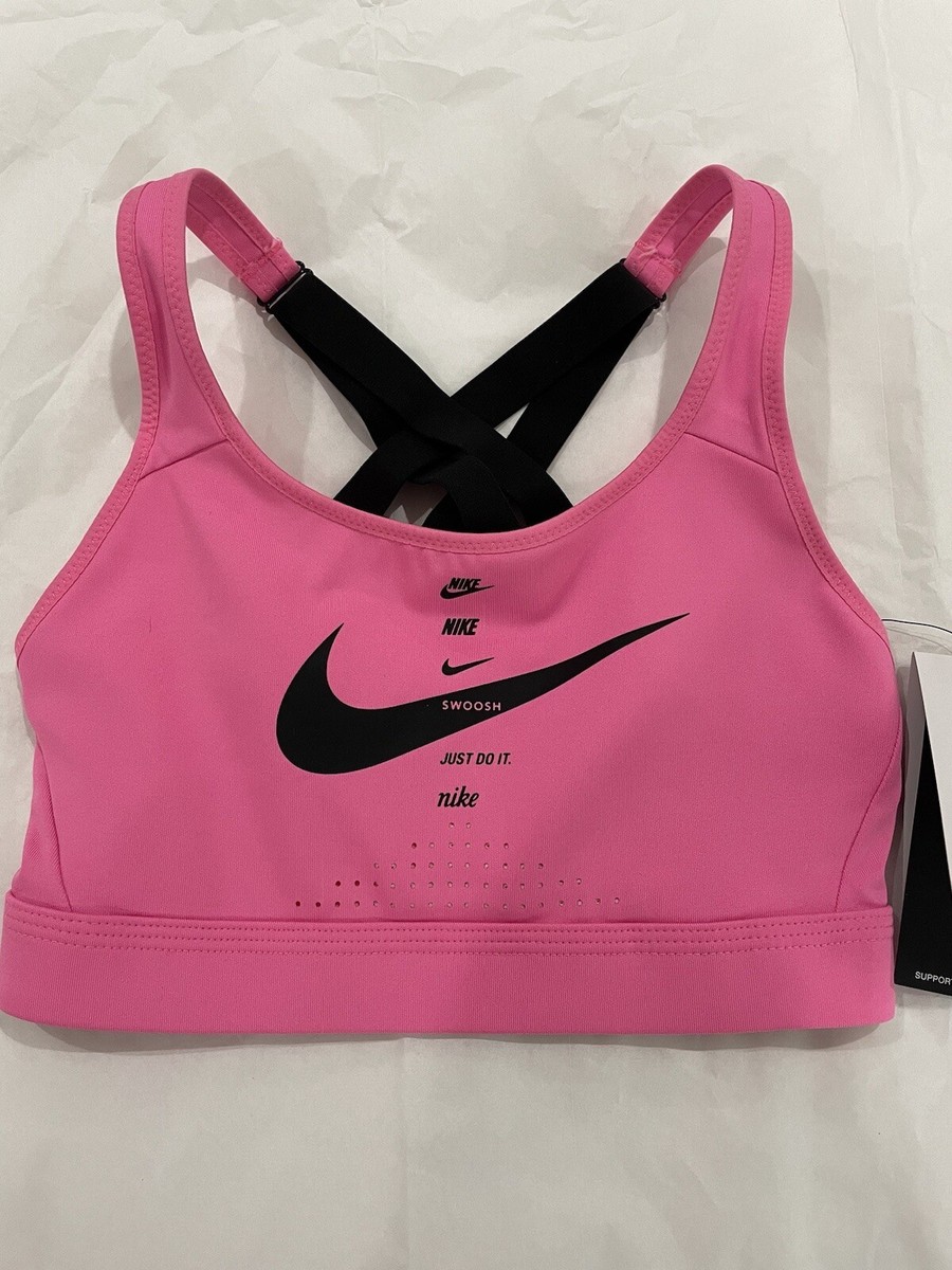 nike sports bra logo straps