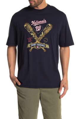 Tommy Bahama XXL Men's Washington Natiionals S/S Tiki T-Shirt MLB Baseball 