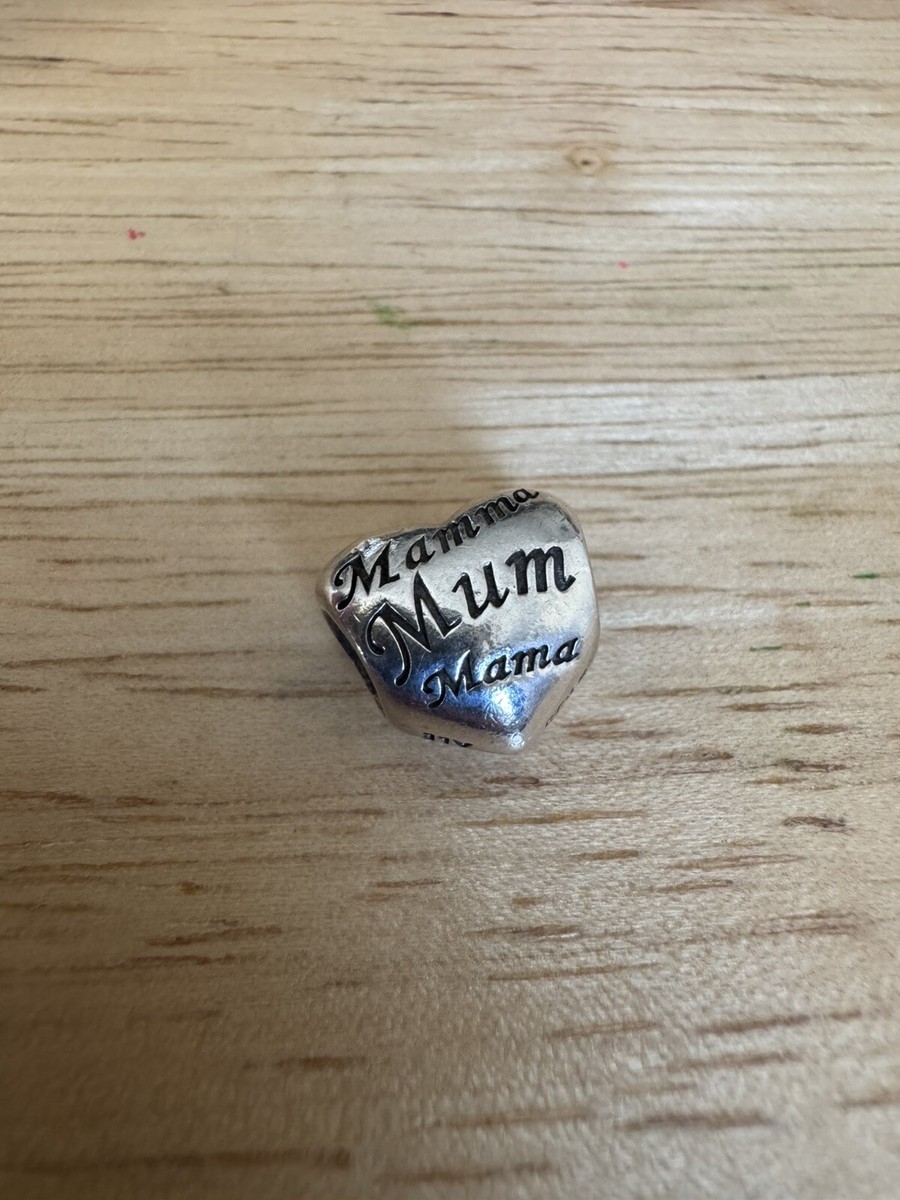 Genuine Pandora Mother of the World Language Mum Mama Mom Heart