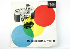 197412 Vintage Zeiss Ikon Contina System Brochure Genuine Original