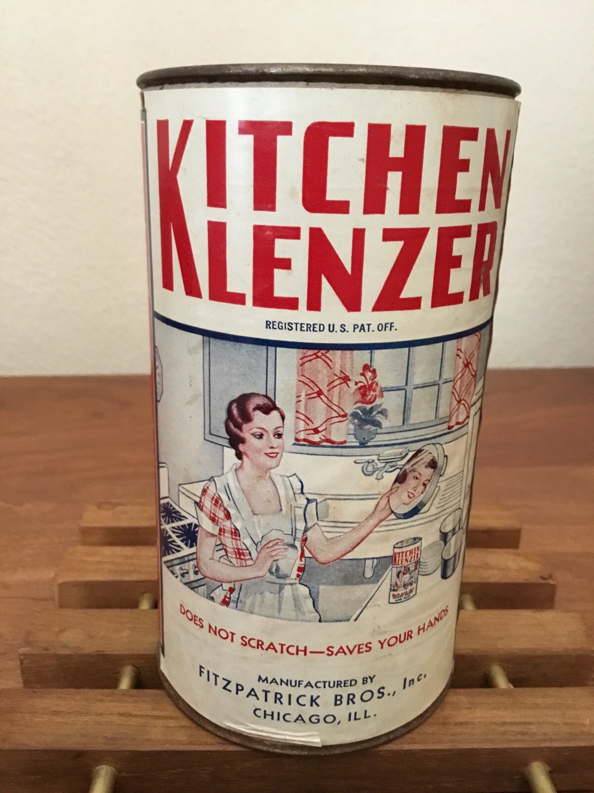 Vintage 1930 Kitchen Klenzer Fitzpatrick Bros.Chicago, Ill. Unopened