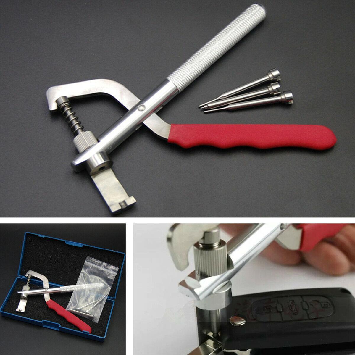 Professional Car Remote Key Blade Pin Disassembling Clamp Locksmith Pilers Tool