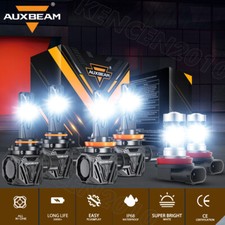 Auxbeam Canbus Led Headlight White High Low Fog Bulbs For Honda Pilot 2006-2024 Auxbeam Canbus Led Headlight White High Low Fog Bulbs For Honda Pilot 2006-2024