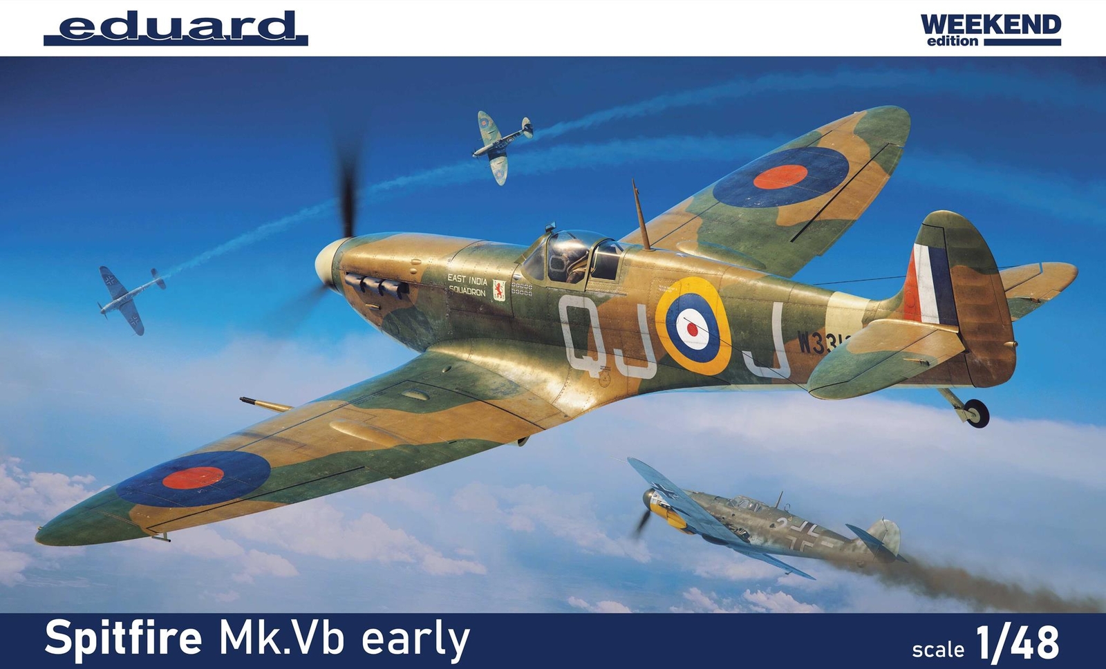 ## Eduard kits 84198 1:48 Supermarine Spitfire Mk.Vb early Weekend Series ##