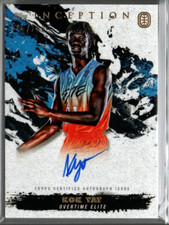2021-22 Topps Inception Overtime Elite Autographs #IAKY2 Kok Yat Auto /200