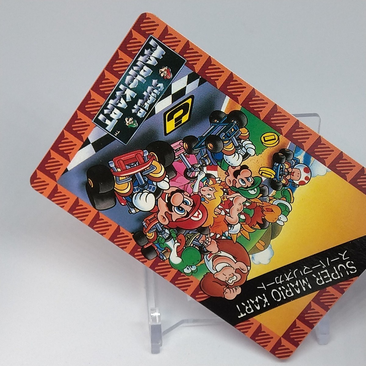 Super Mario Kart Trading Card No.24 Banpresto Nintendo Japanese