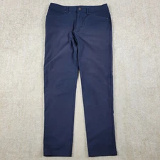 Lululemon ABC Pants Mens 30x28 Blue Warpstreme Slim Stretch Performance Tech