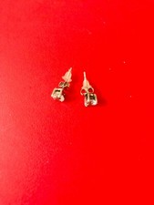 925 STERLING SILVER EARRINGS HEART SHAPED STUDS WITH SPARKLING CZ STONES