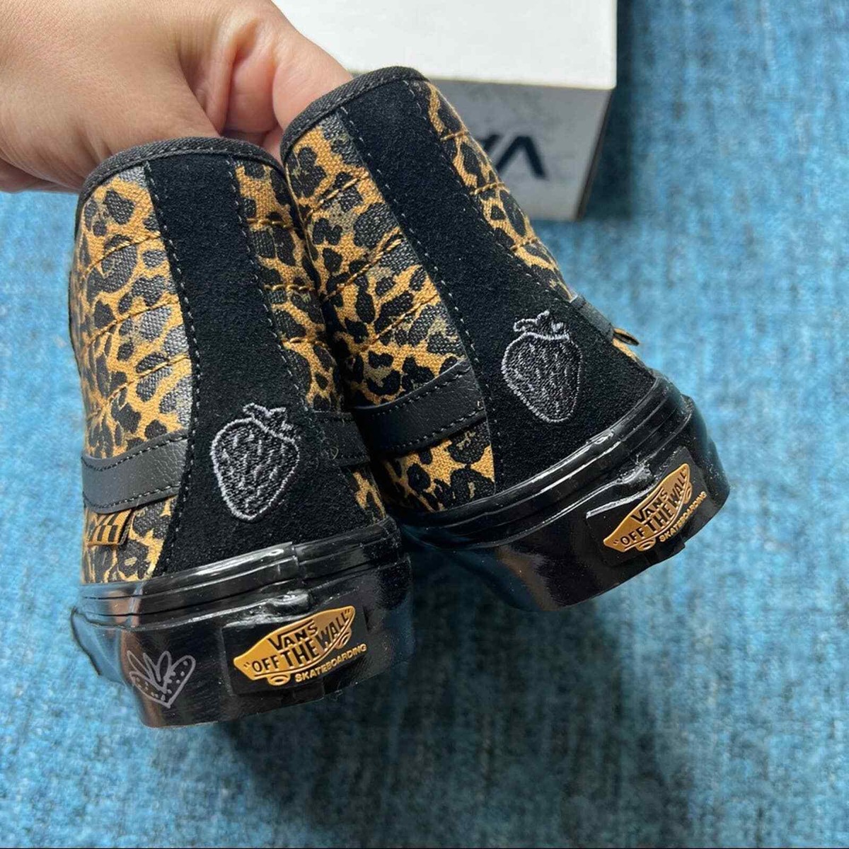 うっちーページ Toddler SK8-Hi Side Zip Checkerboard Shoe in Checkerboard