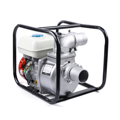 7.5HP 4 Stroke Gasoline Water Pump 3'' Portable Gas-Powered Semi-Trash Water Pump