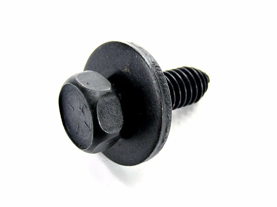 100件装5/16英寸车身螺栓1英寸长1/2英寸六角7/8英寸洗衣机#1907-100BB — 第 3/4 张图片