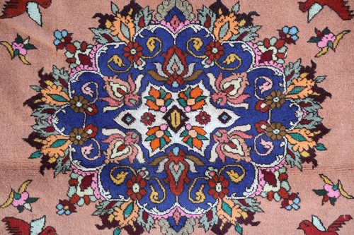 4'5x6'7 ft One of a Kind Afghan Vintage Heriz Rug- Handmade Serapi Rug- Area Rug - Picture 11 of 14
