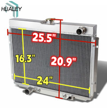 3 Row Radiator For 1967-1970 Ford Mustang Cougarxr7falconfairlaneranchero V8 3 Row Radiator For 1967-1970 Ford Mustang Cougarxr7falconfairlaneranchero V8
