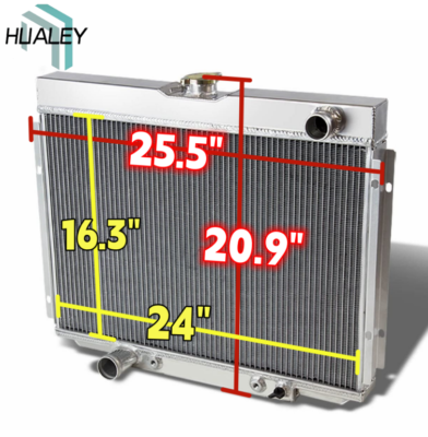 #ad 3 Row Radiator for 1967 1970 Ford Mustang Cougar XR7 Falcon Fairlane Ranchero V8 $109.99