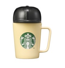 Taza Starbucks New Era Beige Gorra 355ml Cerámica Corea 2024 Oficial MD