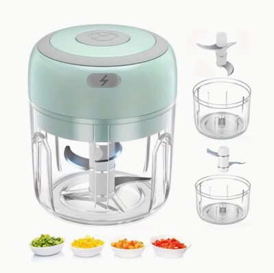 Wiederaufladbare kabellose elektrische Mini-Küchenmaschine 250 ml 