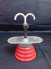 caffettiera da collezione vintage Vev Vigano rossa 2 tazze