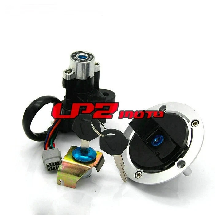 Interruptor de encendido tapa de gas llave de bloqueo de asiento para Suzuki Bandit GSF650 1200 1250 S 05-12 Foto 2 de 2