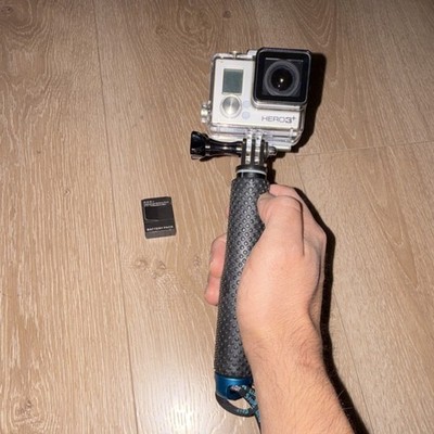 GoPro Hero 3+ Action Camera Waterproof LCD Screen with Case, Batteries, Grip