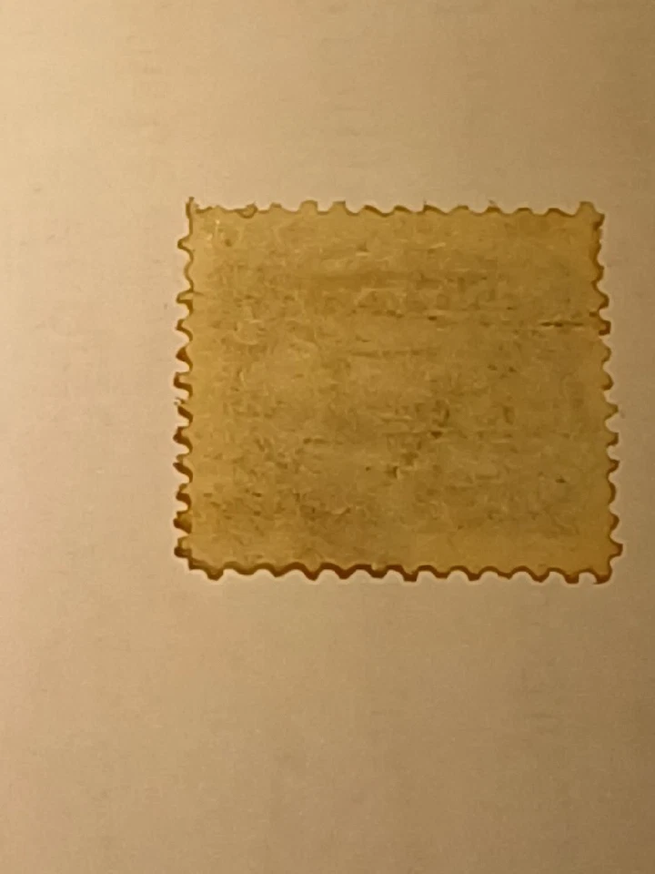 selo raro EUA 3 cents SEM GRELHA locomotiva 1869 - Image 2 of 2