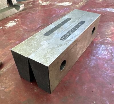 6  Milling Machine Vise Jaws Angled Face Machinist Tool Maker 1928.1603 MovA