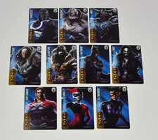 DC Injustice 10x BOSS Set (Series 4, Non-Foil, Round/Glossy) Arcade Cards