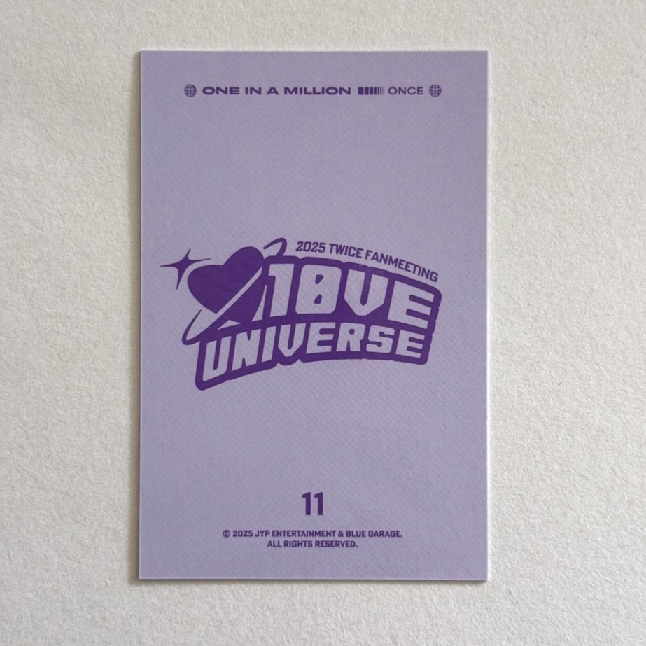 TWICE 2025 10th Anniversary Fanmeeting 10VE UNIVERSE Pop-Up MD