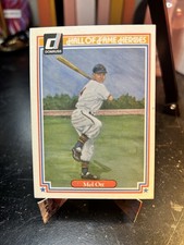 1983 Donruss Hall of Fame Heroes - Mel Ott #40