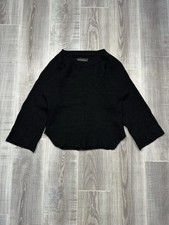 Zadig  Voltaire Deluxe Women  s Black 100 Cashmere Knit Sweater Size S