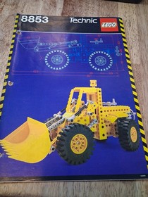 LEGO Instruction Manual Technic 8853 Excavator No Bricks Pneumatic Punch Hole