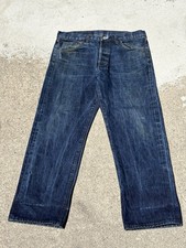 Vtg Levis 501 XX 90s Big E Button Fly Redline Selvedge Usa Made 33 X 28
